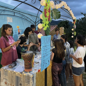 Campamento adolescentes fiesta hawaiana
