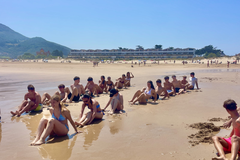 Campoamento adolescentes gymkhana playa 1
