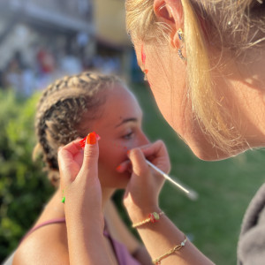 Pintura de caras Campamento Maypores 1