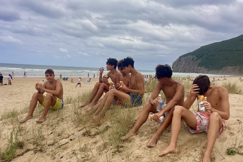 Campamento adolescentes Bocata en playa