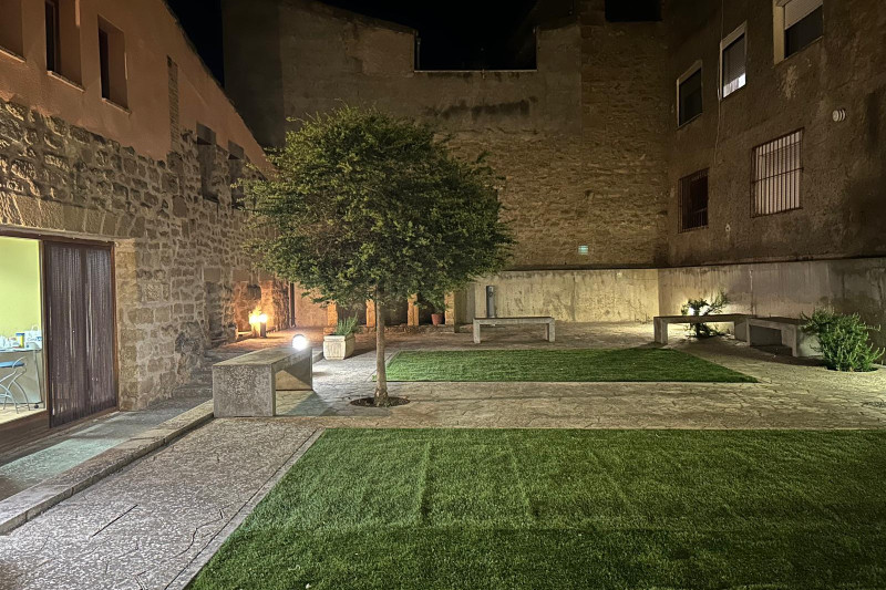 campamento albergue exterior