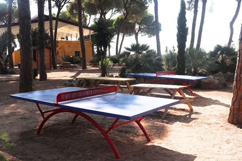 Instalaciones CBS Outdoor Adbentures Zona de Juegos de Ping Pong